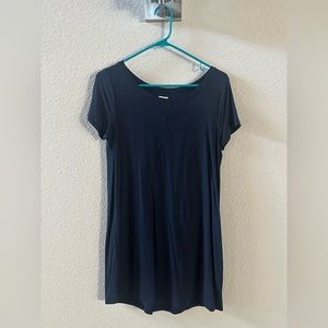 Dark blue T shirt dress